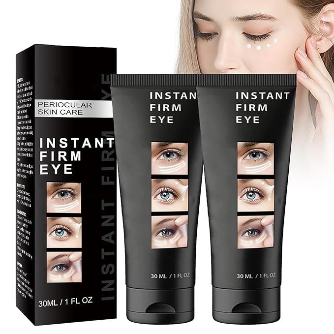 Instant Firm Eye Cream, Temporary Eye Tightener,Instant Firm Eye Tightening Cream for Firm Under Eye Firming, Reduce Fine Lines,2pcs-VivaGrace Women