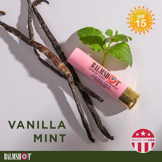 BALMSHOT Lip Balm Two Pack of Classic & Pure Pink-VivaGrace Women