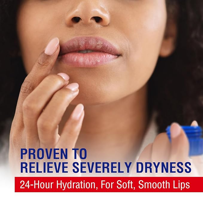 Lip Balm Treatment with Beeswax, Peppermint Oil,Natural Formula Lip Balm with Vitamin E & C Lips Daily Conditioning 24 hrs Long-lasting Moisture, Gentle Exfoliation Prevent Dryness & Chapping-VivaGrace Women