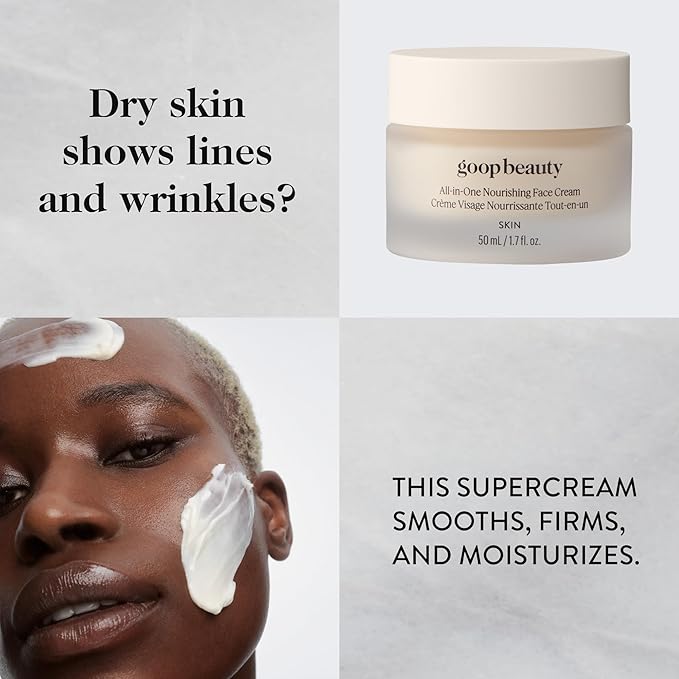 goop Beauty Nourishing Face Cream | Improves Firmness, Elasticity, & Brightness | Botanicals, Ceramides, & Squalane | Anti Wrinkle Moisturizer | 1.7 fl oz-VivaGrace Women