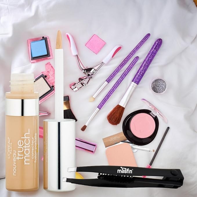 Concealer, Light/Medium Warm [W4-5], Blendable & Buildable Coverage, Bundle With Eyebrow Tweezers, Long-Lasting Radiant Skin, Pack Of 1 (0.17 Oz Each)-VivaGrace Women