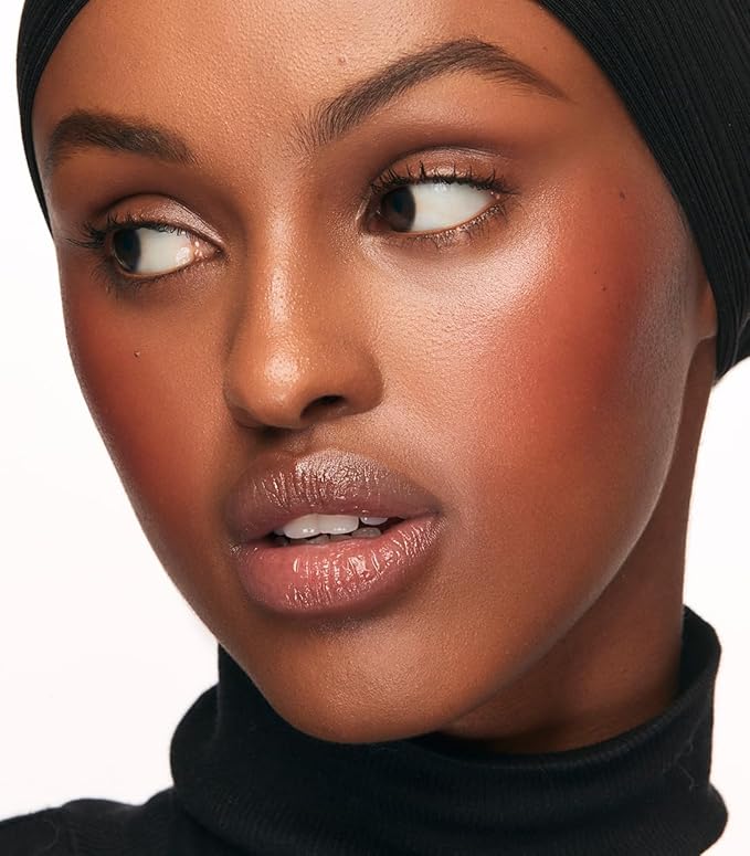 MAKE Beauty Heat Stroke Cream Blush Stick for Cheeks with Natural Hydrating Dewy Finish. Creamy Gel Cheek Tint Balm - Shade Swelter, Berry Blush-VivaGrace Women