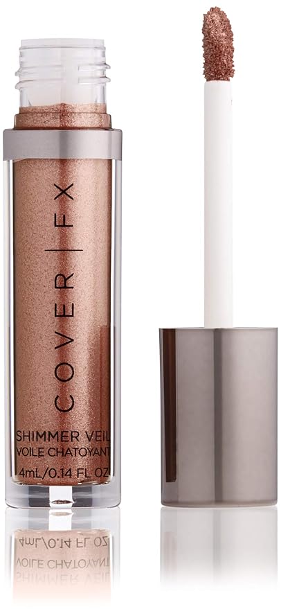 COVER FX Shimmer Veil - Bronze - Weightless Cream Shimmer - Crease-Proof - Transfer-Proof Formula - Multidimensional Shine - Eyes, Cheeks and Lips-VivaGrace Women
