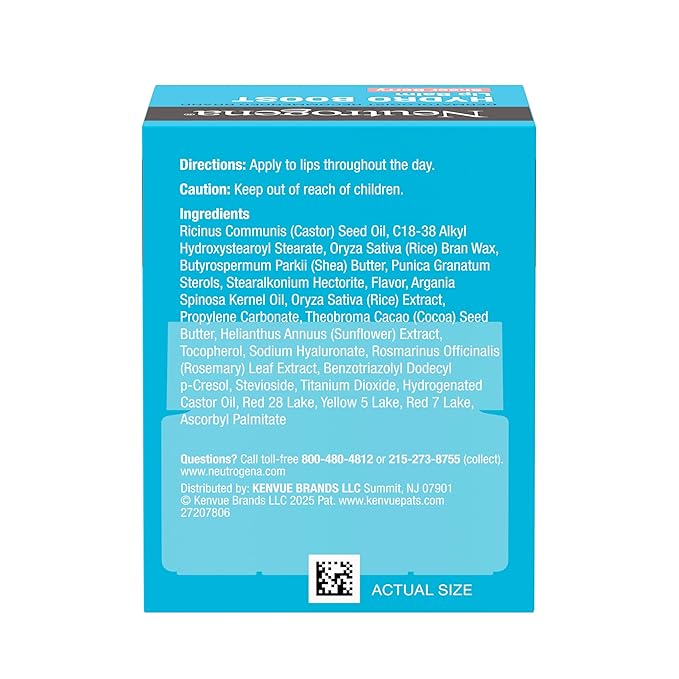 Neutrogena Hydro Boost Hyaluronic Acid Lip Balm, Nourishing Vitamin E Leaves Lips Feeling Hydrated, Sheer Pink Tinted Color with a Sweet Berry Flavor, Sheer Berry, 0.5 oz (Pack of 2)-VivaGrace Women