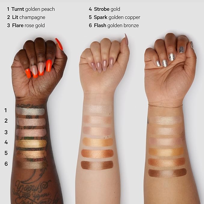 Milk Makeup Highlighter, Flare (Rose Gold) - 0.21 oz - Dewy Cream Highlighter Stick - Blendable & Buildable - 1,000 Swipes in Every Stick - All Skin Types - Vegan, Talc Free & Cruelty Free-VivaGrace Women