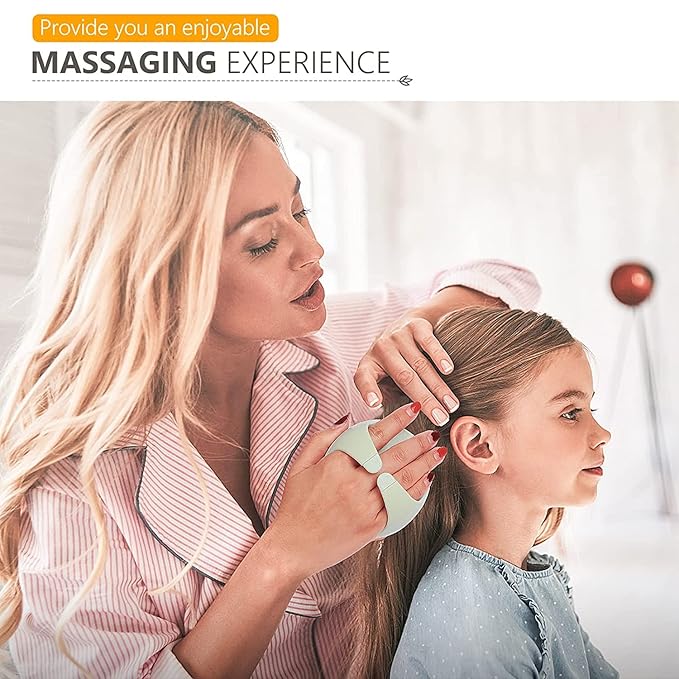 Sndyi 2 Pcs Scalp Massager Shampoo Brush, Scalp Scrubber with Soft Silicone Bristles, Scalp Exfoliator for Dandruff Removal, Scalp Massager for Hair Growth, Wet Dry Hair Brush for Scalp Care-VivaGrace Women