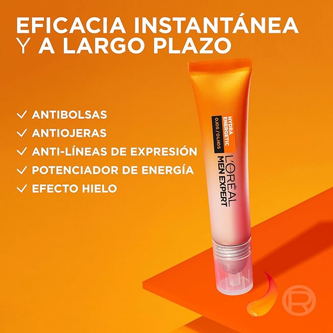 L'Oreal Paris Men Expert Gel Ultra Moisturising Anti-Fatigue Hydra Energetic – 10 ml Eye Roll-On-VivaGrace Women