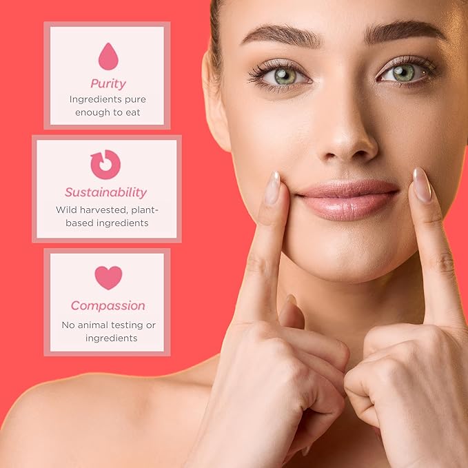 Natural Lip Butter Lip Balm - Original - Pure Enough to Eat - Made With Just 6 Vegan Ingredients - 100% Natural & Organic Moisturizing Lip Care for All Day Hydration (Single)-VivaGrace Women