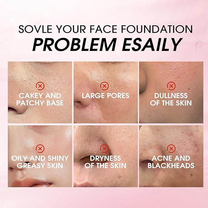 LANGMANNI Matte Grip Face Primer, Transparent Skin Perfecting Hydrating Primer,Unique Smooth Gel-Based Primer Essential For Longlasting Perfection Face Makeup (0.33 Fl Oz, 3)-VivaGrace Women