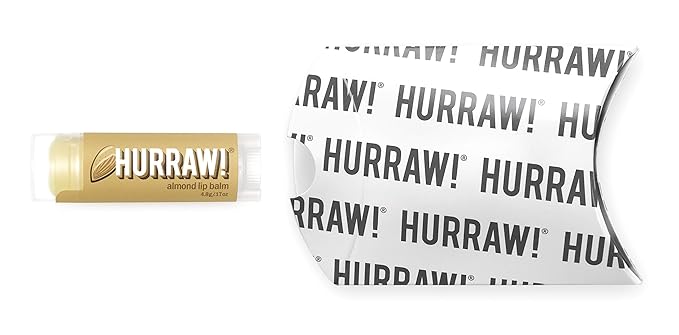 Hurraw! Almond Lip Balm: Organic, Certified Vegan, Cruelty and Gluten Free. Non-GMO, 100% Natural Ingredients. Bee, Shea, Soy and Palm Free. Made in USA-VivaGrace Women