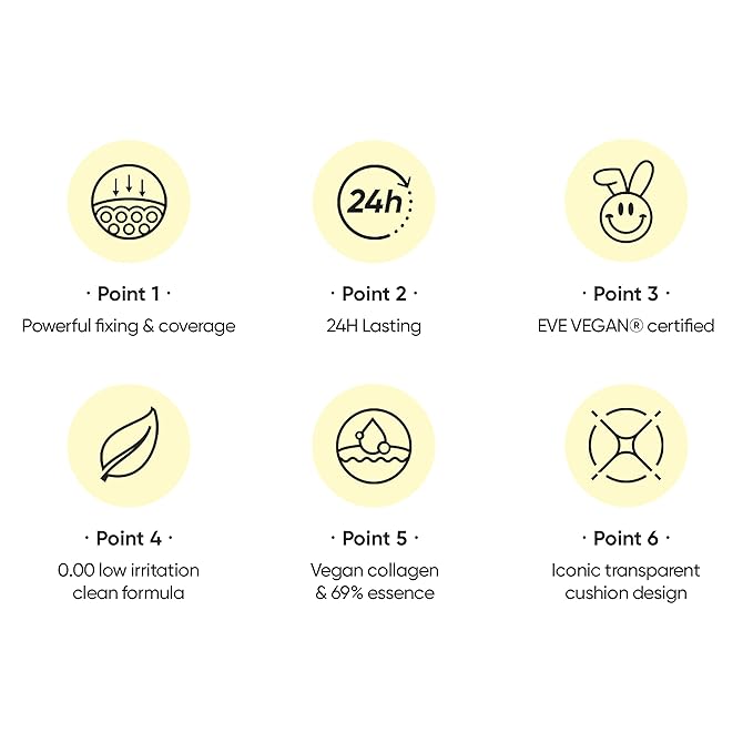 Meta Fixing Cushion Foundation 1.5 NATURAL | Clear Beige Pink | Matte, glow, long-lasting, double coverage, clean beauty, lightweight, natural look, foundation for sensitive skin, hydrating cushion-VivaGrace Women