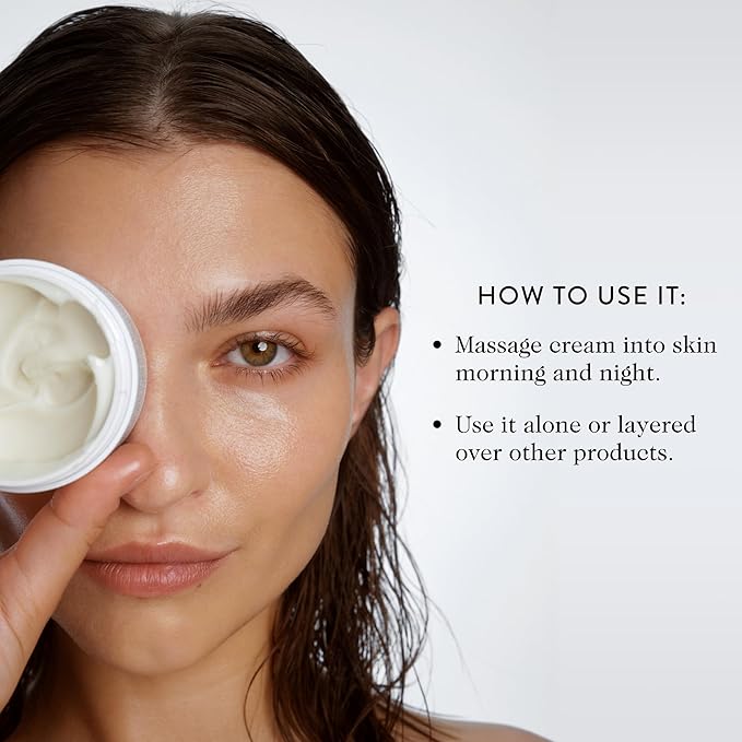 goop Beauty Nourishing Face Cream | Improves Firmness, Elasticity, & Brightness | Botanicals, Ceramides, & Squalane | Anti Wrinkle Moisturizer | 1.7 fl oz-VivaGrace Women