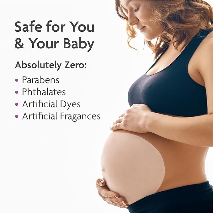 TriLASTIN Belly Masks - Belly Masks for Pregnant Women - Hydrating & Soothing for Itchy Skin - Reduces Stretch Marks - Safe for Sensitive Skin - Paraben & Phthalate-Free - Made in USA - 4 Pack-VivaGrace Women