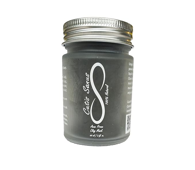 100% Natural Acne Prone Skin Clay Mask 60g All Clay & No Water-VivaGrace Women