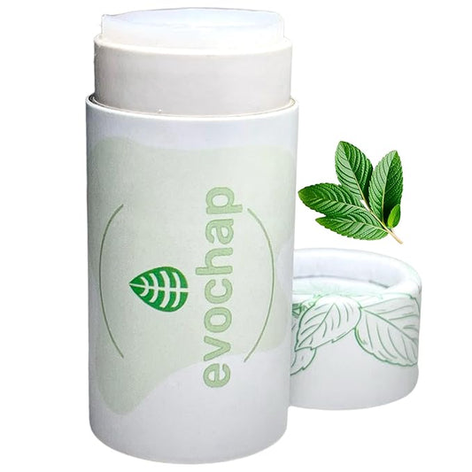 All Natural Luxury Lip Balm - Moisturizing For Smooth and Soft Lips - Pure Ingredients, Long Lasting, Eco-Friendly - Hydrates Dry and Chapped Lips - Push Up Paper Tube, Mint Flavor-VivaGrace Women