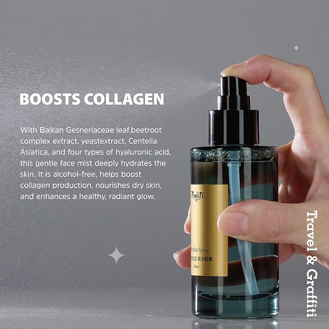 Haberlea Face Mist – Natural Rose-Scented, Alcohol-Free Facial Spray for All-Day Hydration & Pre-Makeup Use – Soothing Toner Mist for Dry, Sensitive Skin – Made in Taiwan – 100ml-VivaGrace Women