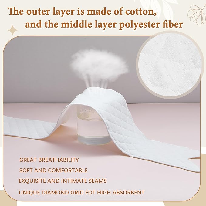 Cotton Tummy Liners and Bra Liners Set for Sweat Rash Skin Folds Plus Size Women Sweating Supplies-VivaGrace Women