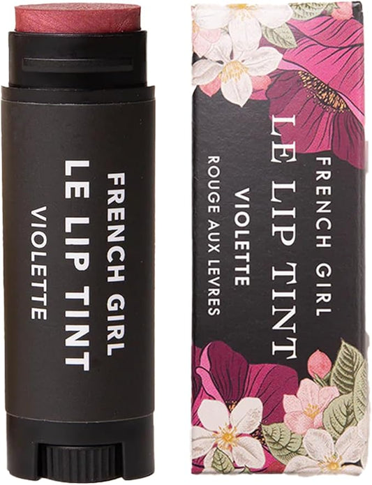 French Girl Le Lip Tint - Moisturizing & Hydrating Lip Balm for Sheer, Buildable Coverage & Shine, Clean Formula, Organic Ingredients, Vegan & Cruelty-Free-VivaGrace Women
