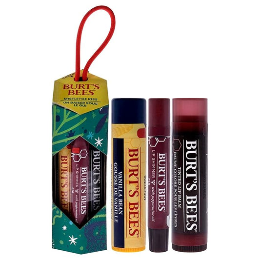 Burts Bees Mistletoe Kiss Red Holiday Gift Kit, 1 EA-VivaGrace Women