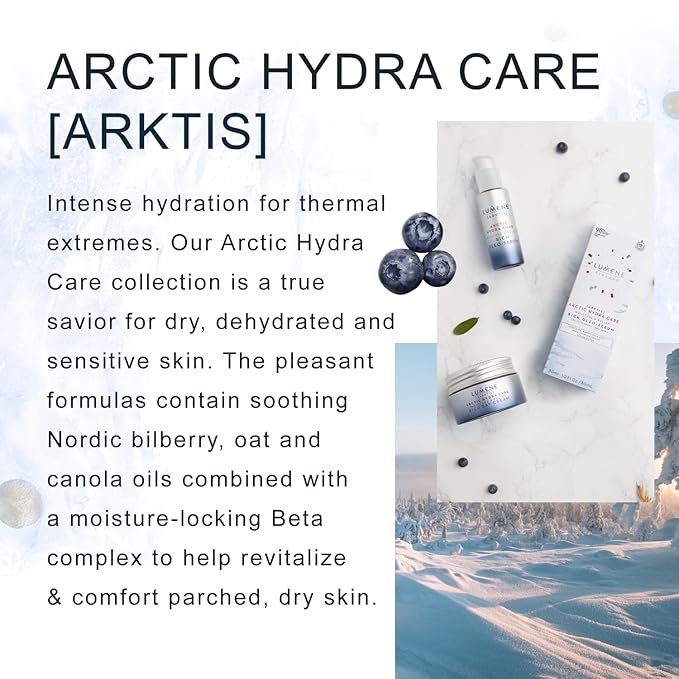 Lumene Arctic Hydra Care Moisture Relief Rich Eye Cream - Anti Wrinkle Eye Cream for Crow's Feet, Fine Lines and Wrinkles - Vegan, Fragrance Free Hydrating Eye Cream with Ceramides (15ml)-VivaGrace Women
