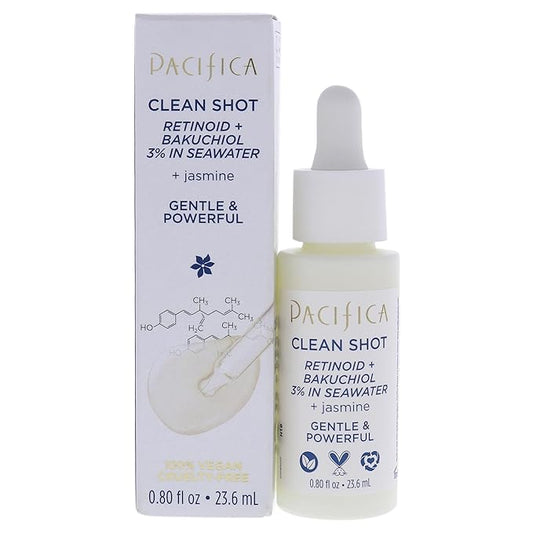 Pacifica Clean Shot Retinoid and Bakuchiol 3 Percent In Seawater Unisex 0.8 oz-VivaGrace Women