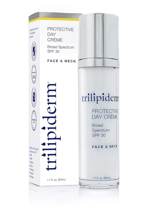 Trilipiderm Essential Face Regimen Bundle – Hydrating Exfoliant Cleanser, Protective Day Crème, Rehydration Night Crème Set – Complete 3-Step Skincare Solution for Hydration and Renewal-VivaGrace Women