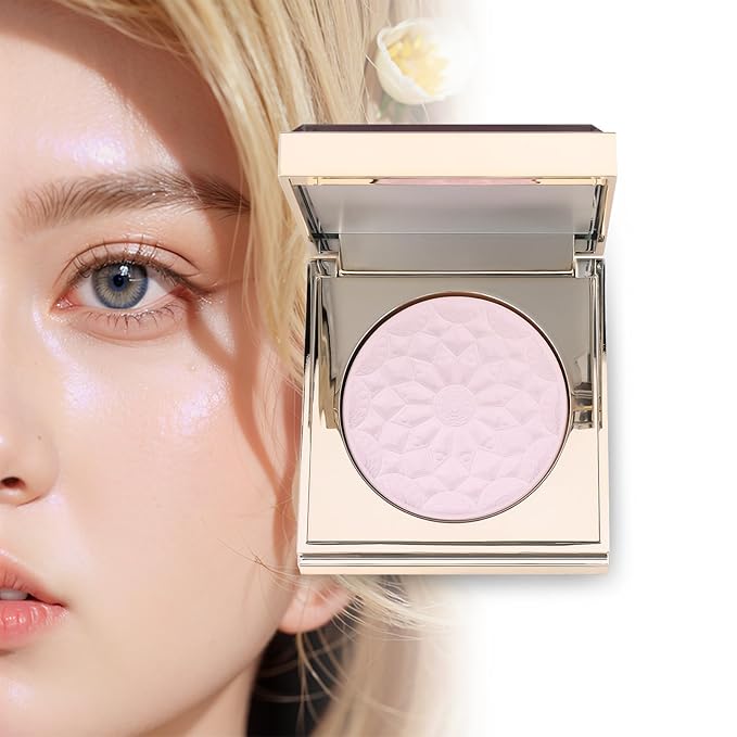 Face Highlighters Exquisite 3D Texture Luminizers Palette, Shiny Contour Makeup Illuminator for Body Cheek Eyebrow Nose Chin Lip Glossy Shimmer Contouring Palette-VivaGrace Women