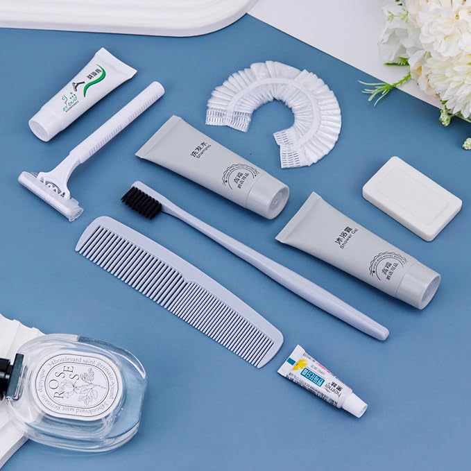 Hygiene Kit, Hygiene Kit Bulk, Individually Packed,The Travel Hygiene Kit Is Fully Equipped, Convenient For Personal Washing, Convenience Kits Suitable For Hotel, Home, Camping, Travel ( Pack-12)-VivaGrace Women