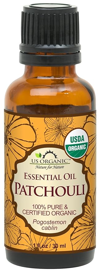 US Organic 100% Pure Patchouli Essential Oil - USDA Certified Organic, Steam Distilled - W/Euro droppers (More Size Variations Available) (30 ml / 1 fl oz)-VivaGrace Women