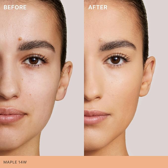 ILIA - Skin Rewind Complexion Stick - Foundation + Concealer + Skincare | Non-Toxic, Vegan, Cruelty-Free, Clean Makeup (14W - Maple, 0.35 oz | 10 g)-VivaGrace Women