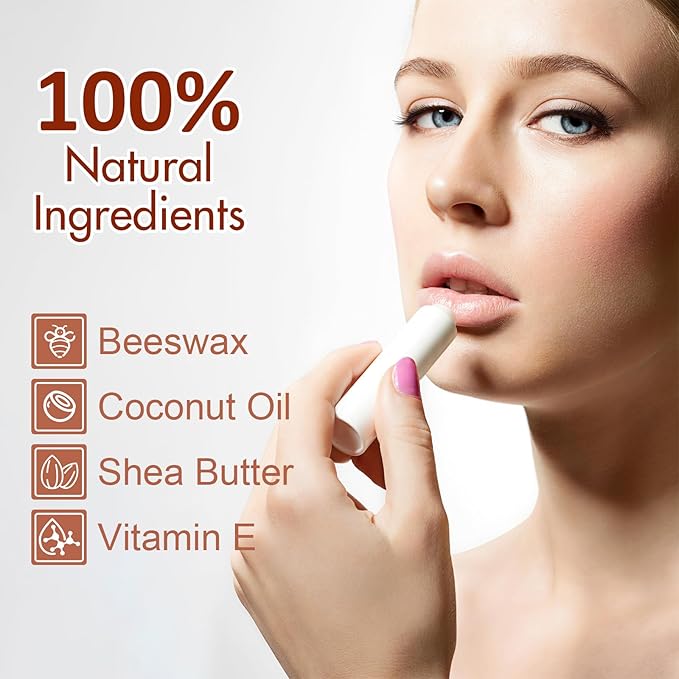 120 Pack Lip Balm Unlabeled, Natural Lip Balm Bulk Blank Tube, Personalized Lip Balm for Party Favors and Gift Basket Filling, Wedding or Baby Shower-5 Flavors-VivaGrace Women