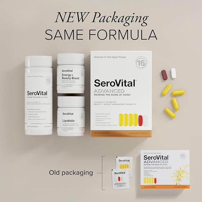 Serovital Advanced for Women - Anti-Aging Supplement for Women - Skin Benefits, Energy, and Sleep - 30 Day Supply-VivaGrace Women