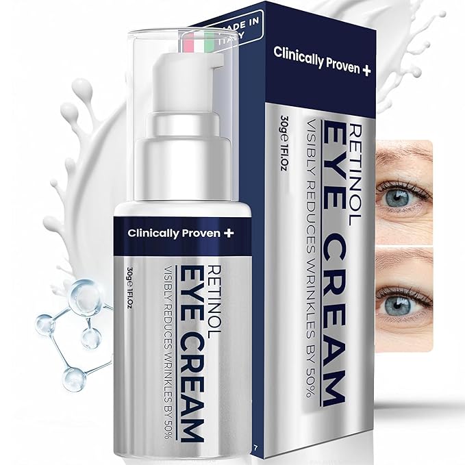 Retinol Eye Cream for Puffiness and Bags Under Eyes | Anti-Aging, Wrinkles & Fine Lines Treatment | Eye Cream for Wrinkles w/Advanced Tightening & Firming Formula | Eye Cream Anti Aging-VivaGrace Women