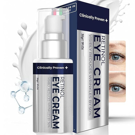 Retinol Eye Cream for Puffiness and Bags Under Eyes | Anti-Aging, Wrinkles & Fine Lines Treatment | Eye Cream for Wrinkles w/Advanced Tightening & Firming Formula | Eye Cream Anti Aging-VivaGrace Women