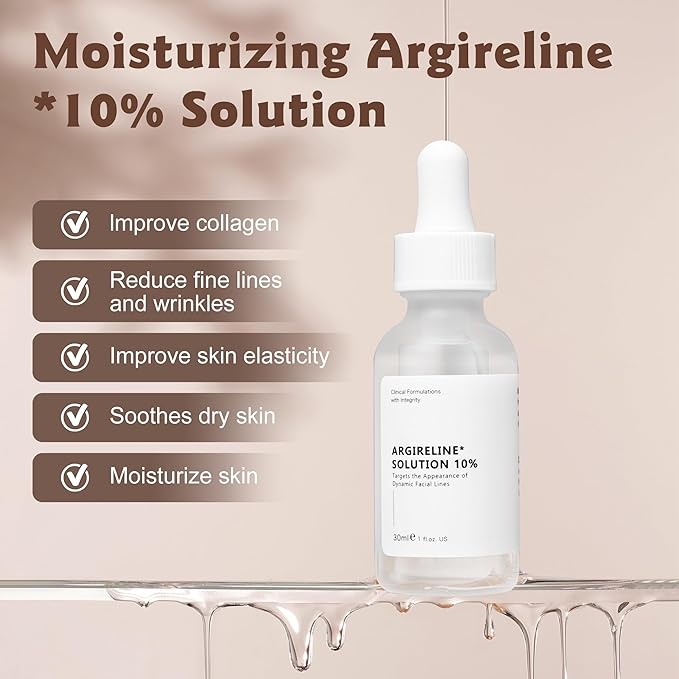 Argireline Serum For Face, Advanced Anti-Wrinkle Facial Serum For Women, Moisturizing Argireline 10% Solution For Face, Argireline Peptide.Suitable For All Skin (1, 1PC)-VivaGrace Women