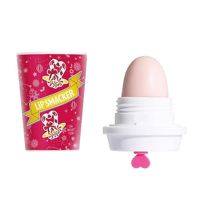 Lip Smacker Holiday Christmas Flavored Lip Balm Frappe Peppermint Stocking Stuffer Gift For Kids-VivaGrace Women