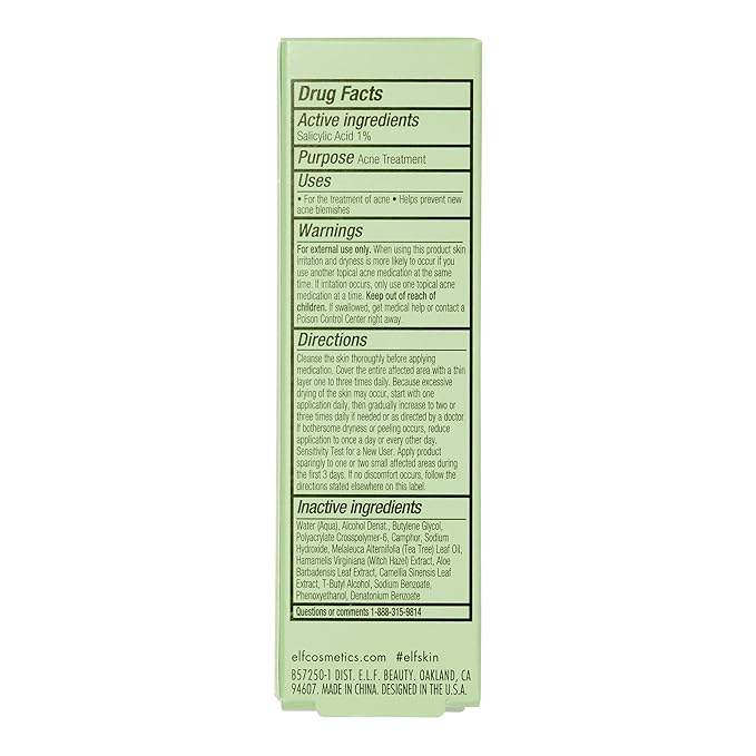 e.l.f. SKIN Blemish Breakthrough Acne Fighting Spot Gel, Roll-on For Treating Blemishes, Made With Salicylic Acid, Vegan & Cruelty-Free