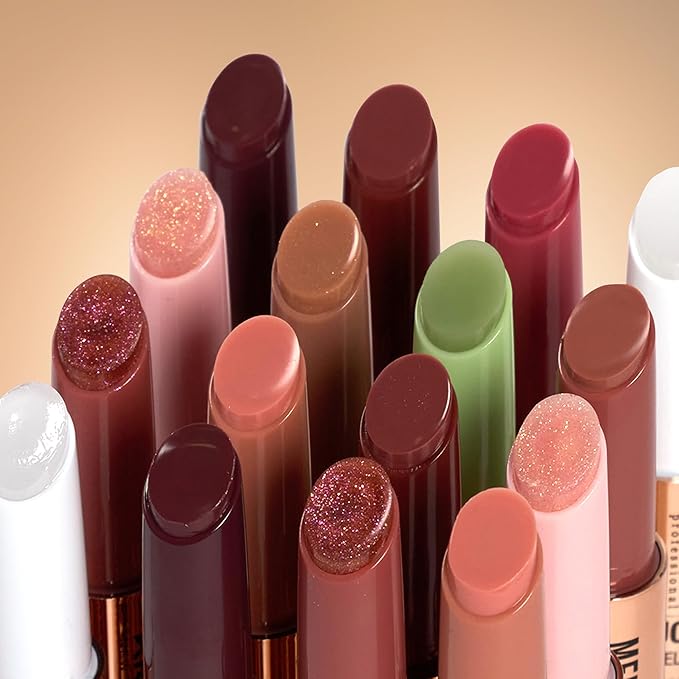 KISS NEW YORK Professional Melting Jelly Lip Balm, High Shine & Moisturizing Lip Stick, Long Lasting, Plumping Effect Look, Non-Sticky & Not Cakey, Easy Application & Natural Coverage (Chili Mango)-VivaGrace Women