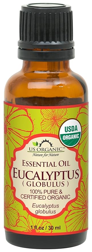 US Organic 100% Pure Eucalyptus Essential Oil (Globulus) - USDA Certified Organic, Steam Distilled - W/Euro droppers (More Size Variations Available) (30 ml / 1 fl oz)-VivaGrace Women