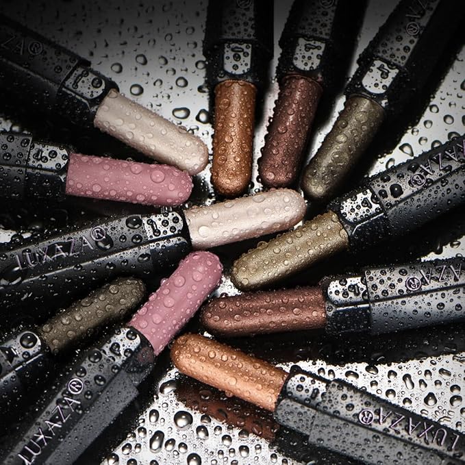 BROWN NEUTRAL Eyeshadow Stick Makeup 6PCS Set, Metallic Shimmer Matte Cream Eye Shadow Eyeliner Brightener Pencil Crayon - BROWN NEUTRAL-VivaGrace Women