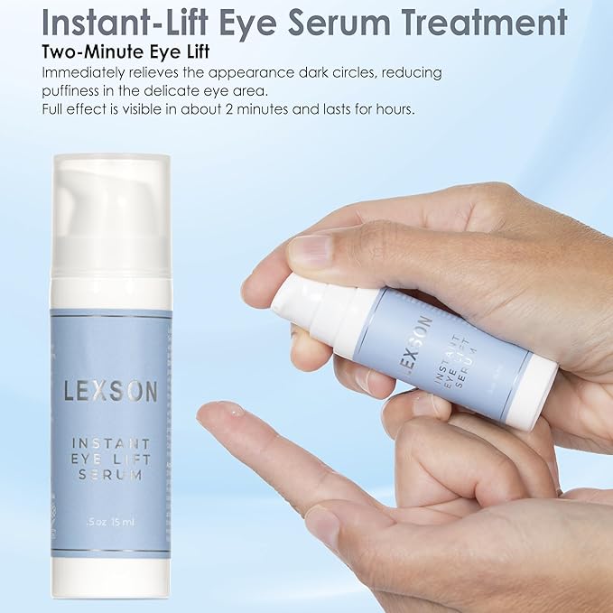 Instant Eye Lift Serum - Provides Immediate Visible Results, Lifts Away Appearance of Lines & Wrinkles. Dark Circles Under Eye Treatment, Eye Cream for Dark Circles and Puffiness-VivaGrace Women