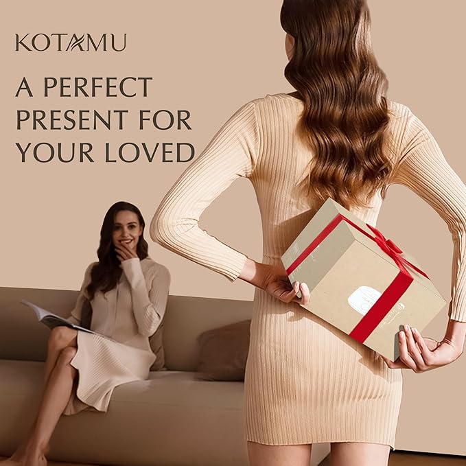 KOTAMU Waxing Kit-Professional Wax Warmer for Women& Men Hair Removal,Black Waxing Machine With Silicone Pot, Sensitive Skin Friendly Body Wax Kit Ideal for Face Bikin Brazilian Leg Home Salon-VivaGrace Women