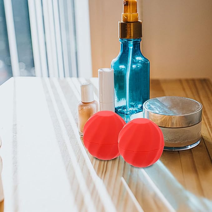 FRCOLOR Lip Balm Tubes Jar Lip Gloss 10Pcs Empty Lip Lip Balm Bottles Filling Lipstick Box Empty Lip Balm Sphere Containers Balm Sphere Containers Lip Balm Tube Refillable Lip Balm Containers-VivaGrace Women