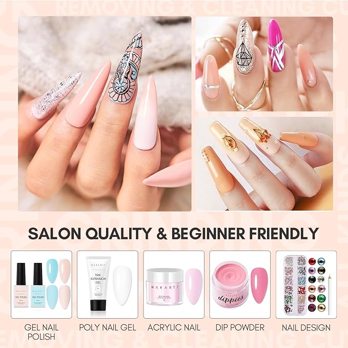 Makartt Gel Top Coat No Wipe, 15ML Clear Top Coat Gel Nail Polish, High Gloss Shine Finish Long Lasting Soak Off UV Nail Lamp Need for Acrylic Nails, Salon Quality Home DIY Manicure-VivaGrace Women