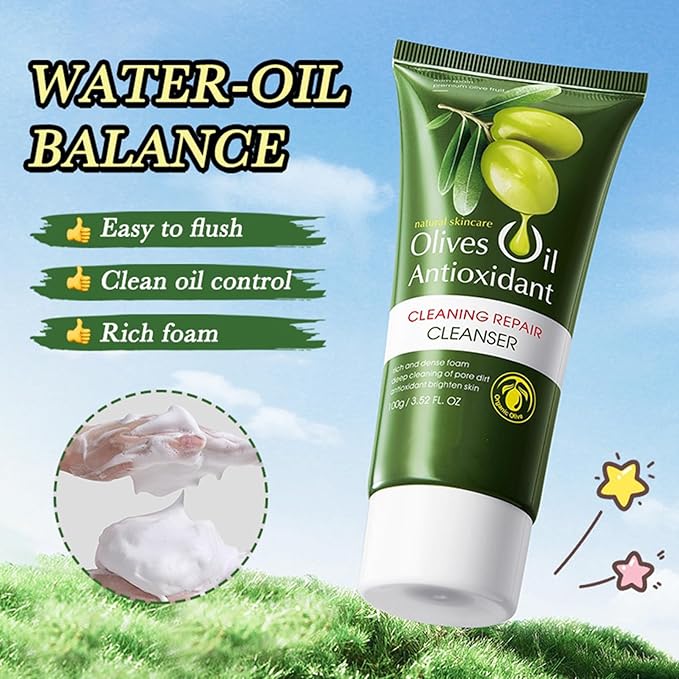 Olive Oil for Skin, 5Pcs Olive Oil Face Skincare Kit, Skin Care Products Set With Olive Oil for Face and Body, Skin Care Routine Kit for Women, Olive Oil Moisturizer, Skin Care for Dry Skin-VivaGrace Women