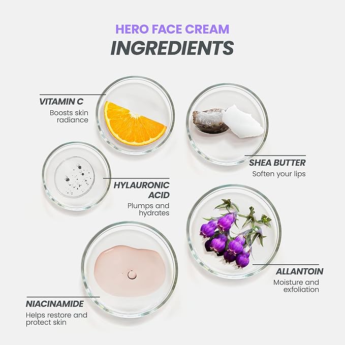 Wonderskin Purevoc Hero Face Cream, Anti Wrinkle Moisturizing Face Cream, Hydrating Face Moisturizer for Women & Men, Anti Aging Face Moisturizer, Daily Facial Moisturizer for Dry Skin-VivaGrace Women