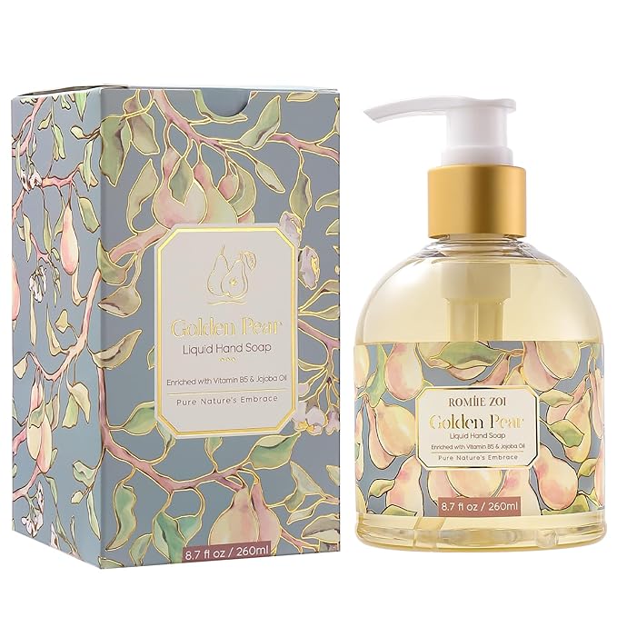 Liquid Hand Soap with Gift Box - Golden Pear - 260ml/ 8.7 fl.oz