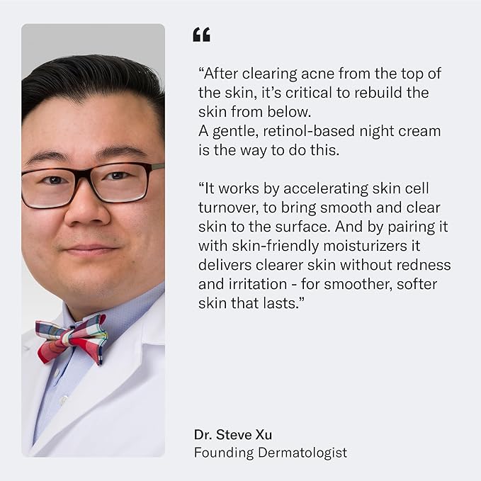 Geologie Skin Repair Moisturizer Face Cream | Clear System Retinol Resurfacing Formula | For Blemish Prone Skin with Niacinamide & Hyaluronic Acid | 60 ML-VivaGrace Women