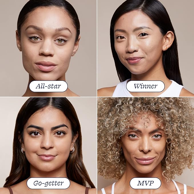 Alleyoop Game Face Concealer Makeup, Lightweight to Medium Buildable Coverage Under Eye Concealer, For Blemishes, Crease-proof and Hydrating with Smooth Second Skin Finish - Winner-VivaGrace Women