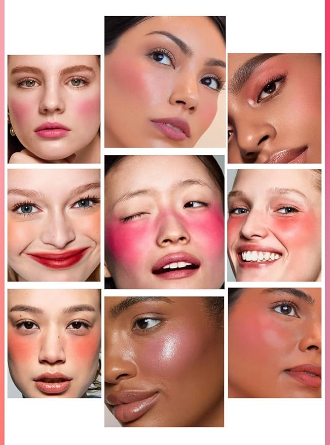 MAEPEOR Matte Face Blush 8 Colors Lightweight Natural Look Face Blush Long-Lasting and Highly Pigmented Powder Blush for Cheeks (Color 01)-VivaGrace Women
